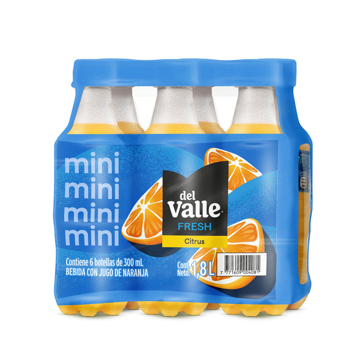 Jugo Del Valle Fresh Pack Citrus 300Ml X 6 Unidades