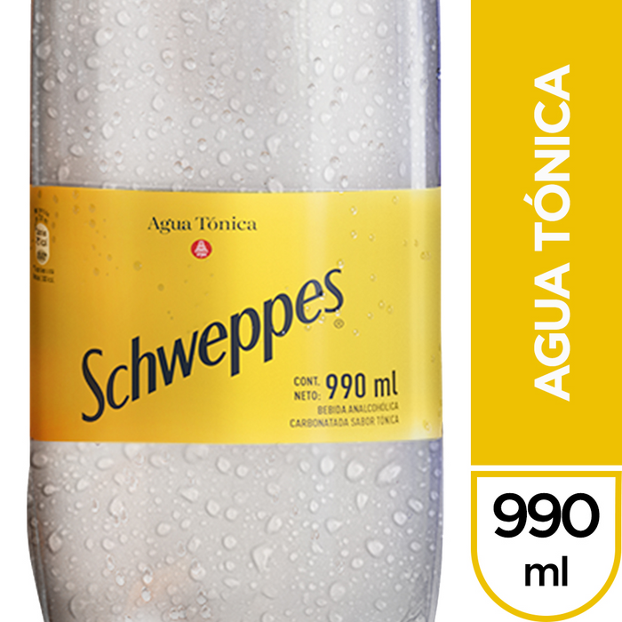 Agua Tónica Schweppes X 990Ml