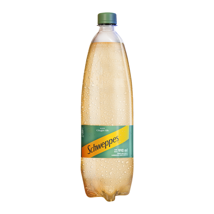 Gaseosa Schweppes Ginger Ale X 990Ml