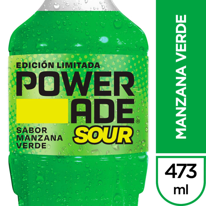 Powerade Sour Manzana Verde X 473Ml