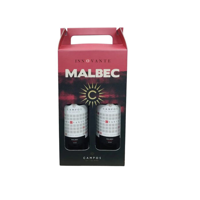 Pack Vino Campos De Solana Innovante Malbec 2X750ml