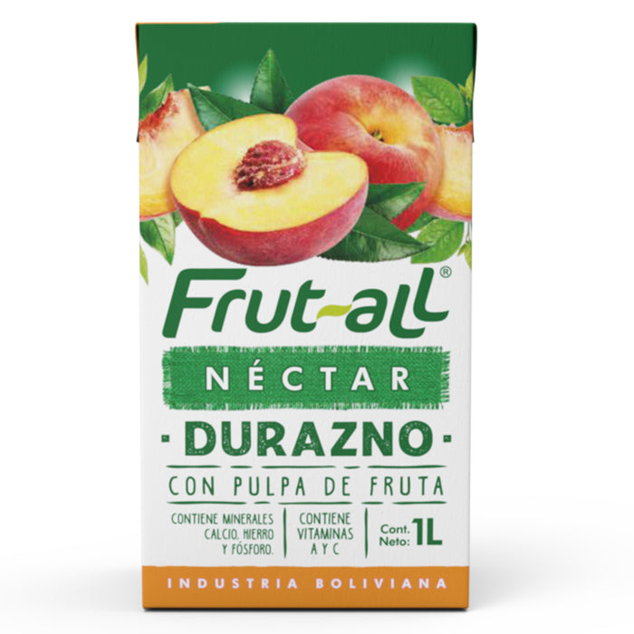 Néctar Frut-All Durazno X 1 L