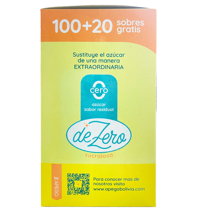 De Zero Sucralosa Polvo Caja X 120 Sobres