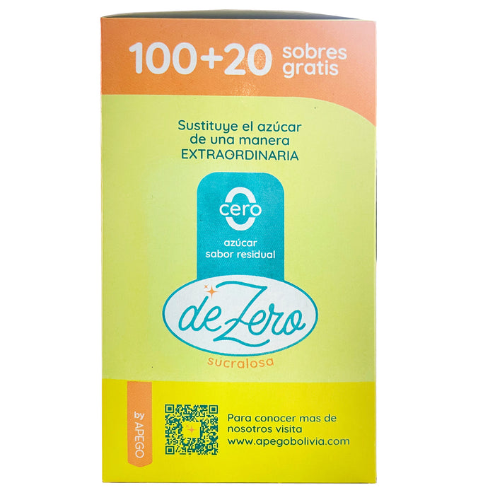 De Zero Sucralosa Polvo Caja X 120 Sobres