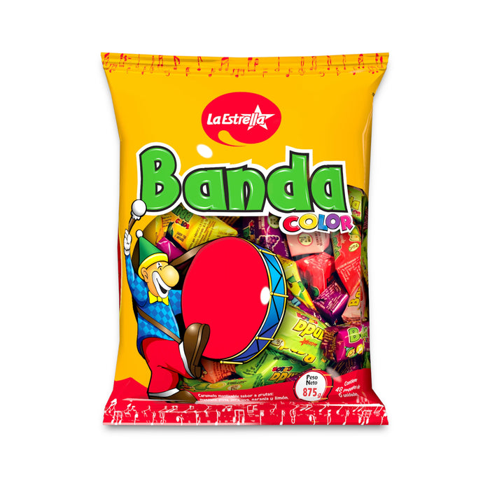 Caramelo Masticable La Estrella Banda Color X 875G