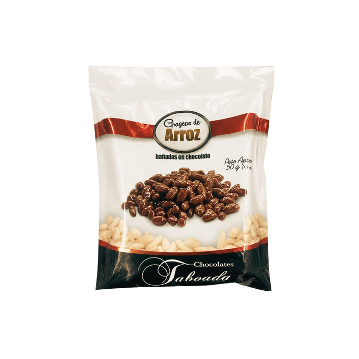 Taboada Chocolate X 50G Grageas De Arroz