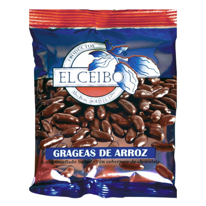 Chocolate El Ceibo Grageas De Arroz X 50G