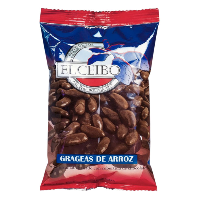 Chocolate El Ceibo Grageas De Arroz X 100G