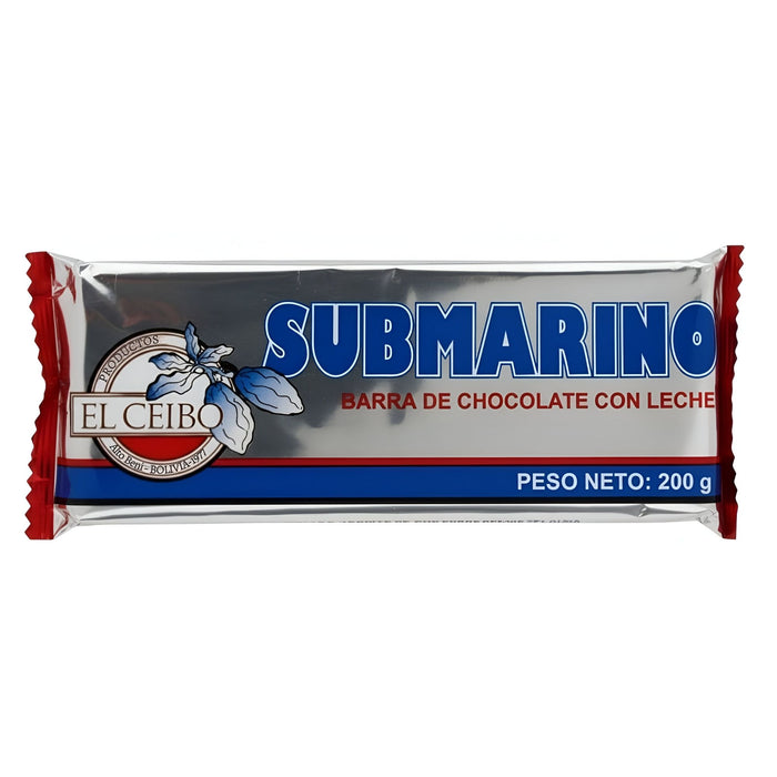 Chocolate El Ceibo En Barra Submarino X 200G