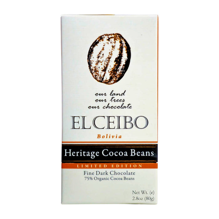 Chocolate El Ceibo Barra Heritage Cocoa Beans X 80G
