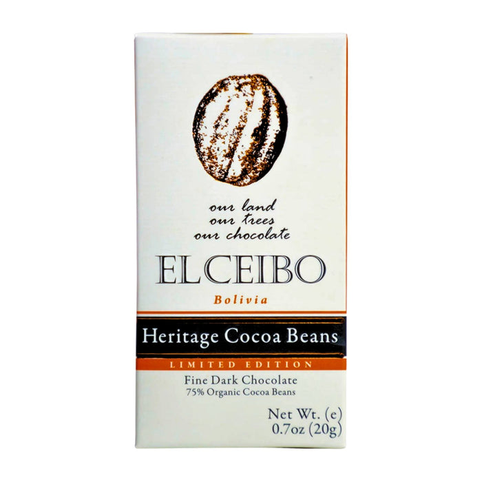 Chocolate El Ceibo Barra Heritage Cocoa Beans X 20G