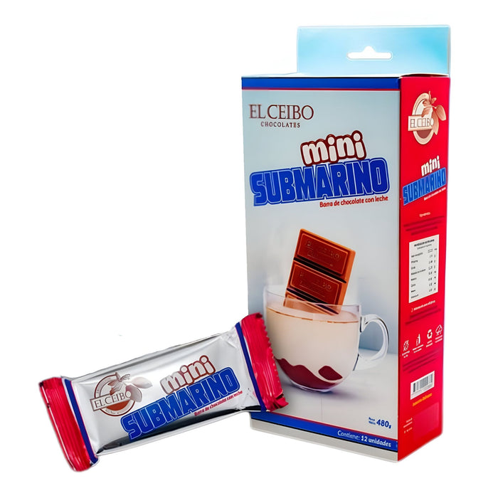 Chocolate El Ceibo Mini Submarino Barra X 40G