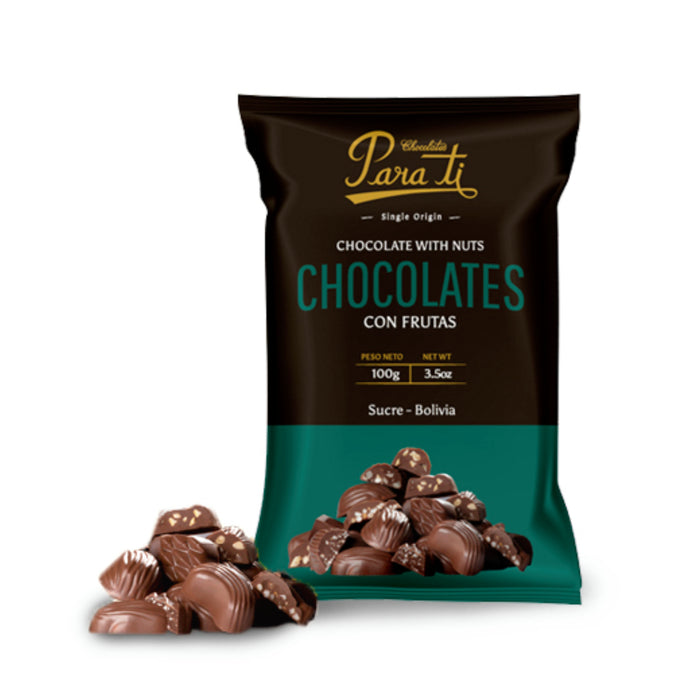Chocolate Para Ti Con Frutas X 100G