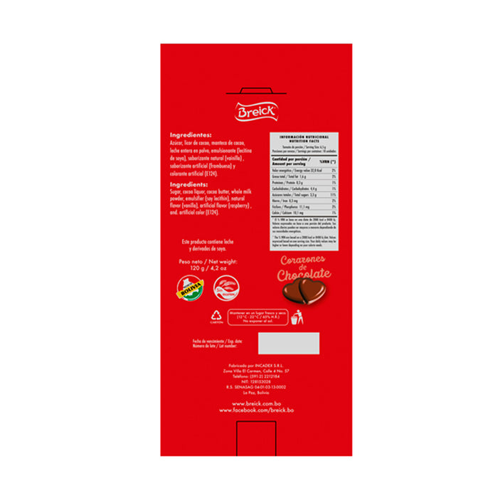 Breick Corazones De Chocolate Estuche