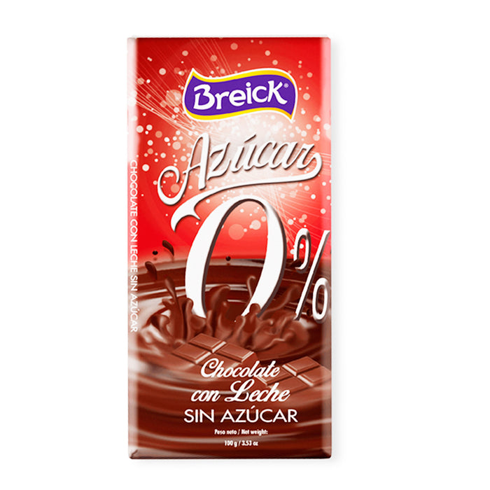 Breick Chocolate Con Leche Sin Azúcar X 100G
