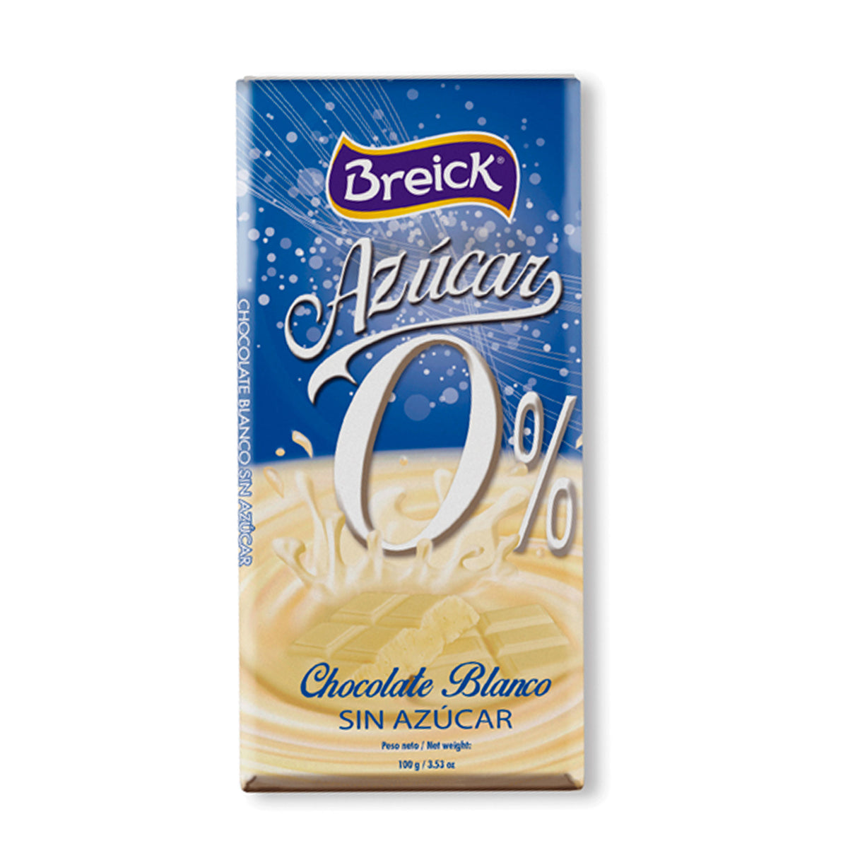 Breick Chocolate Blanco Sin Azucar X 100G — Amarket