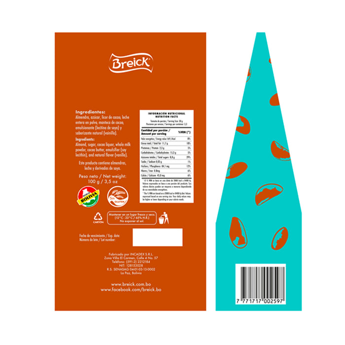 Breick Almendras Bañadas Con Chocolate X 100G