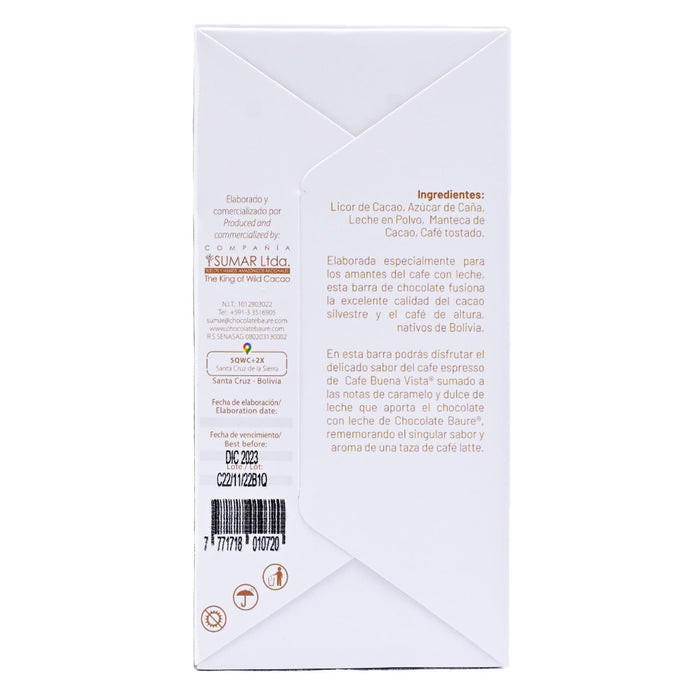 Chocolate Baure Cafe Latte X 70G