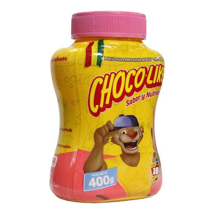 Chocolike Instantáneo Frutilla Frasco X 400G