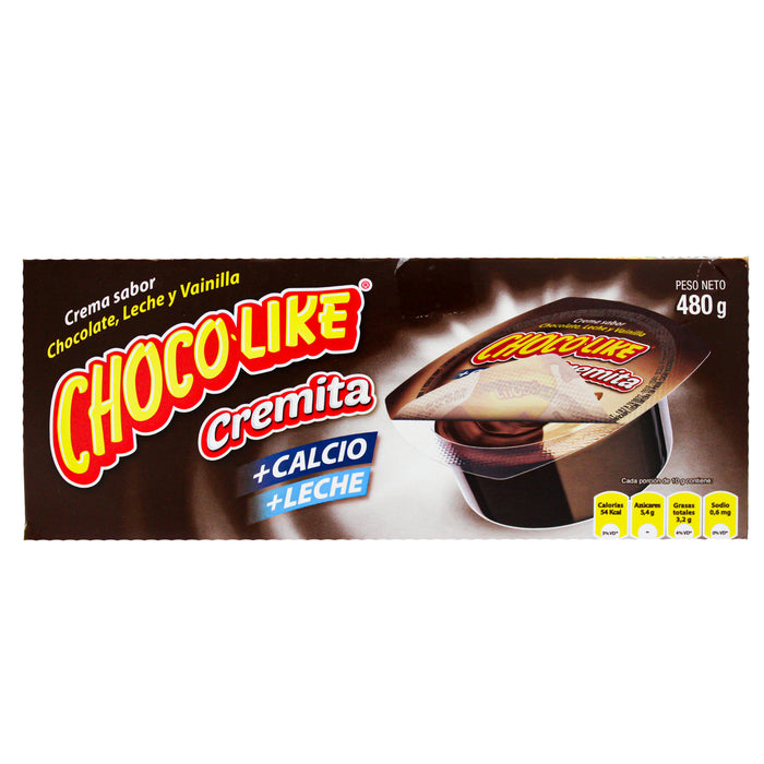 Chocolike Cremita Chocolate Leche Y Vanilla X 10G