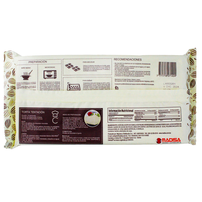 Celinda Cobertura Choco Blanco X 1Kg