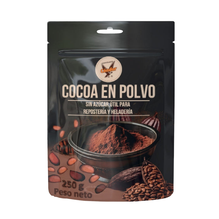 Cocoa En Polvo Cóndor Sin Azúcar X 250G