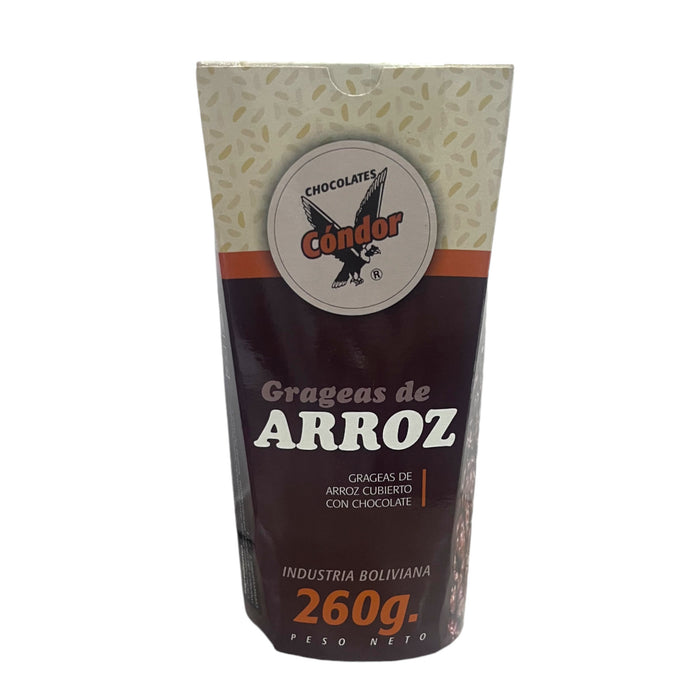 Grageas Arroz Cubiertas Con Chocolate Condor X 260G