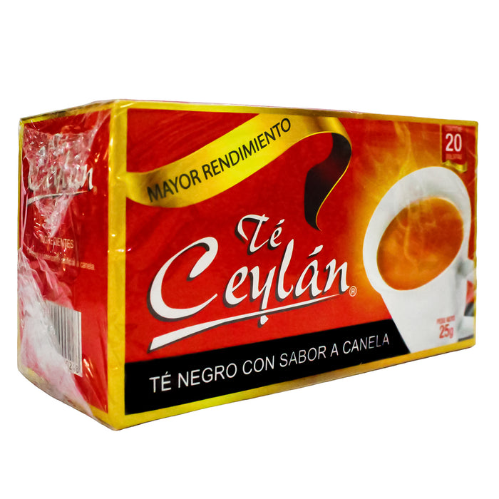 Té Ceylan Negro Sabor Canela X 20 Unidades