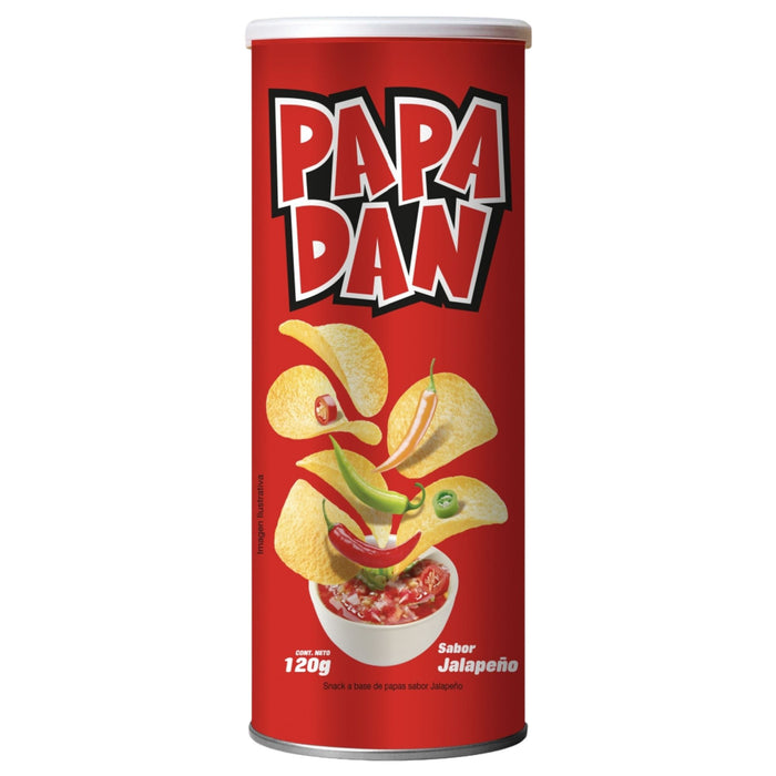 Papas Fritas Papadan Sabor Jalapeño X 120G