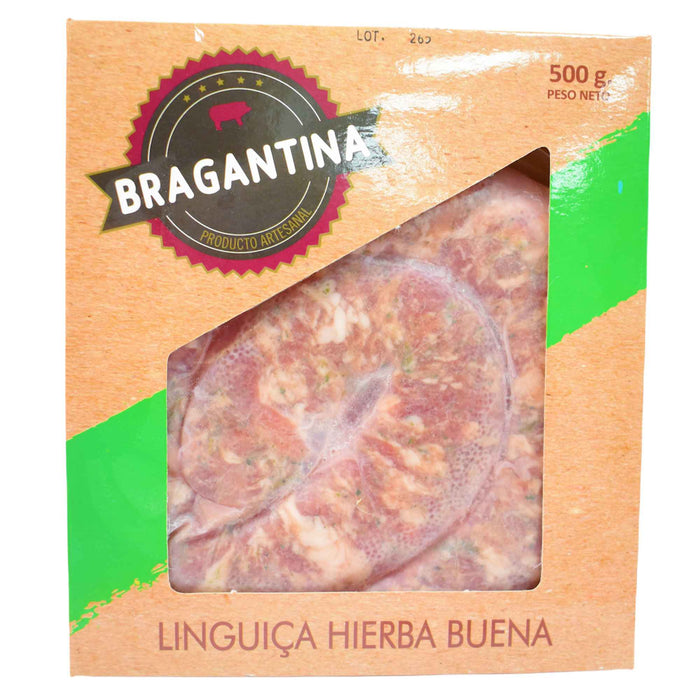 Bragantina Linguica Hierba Buena X 500G
