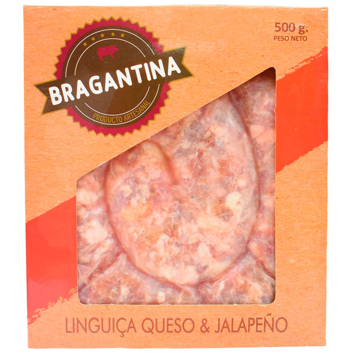Bragantina Linguica Queso Jalapeno X 500G