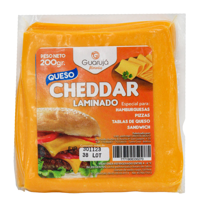 Guaruja Queso Cheddar Laminado X 200G