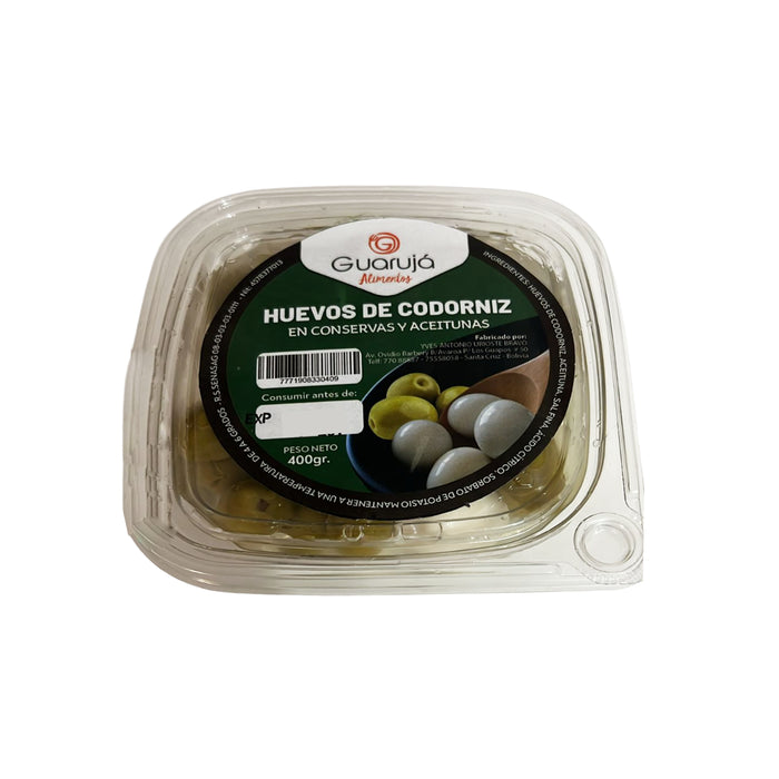 Huevos De Codorniz Guaruja En Conserva Y Aceitunas X 400G