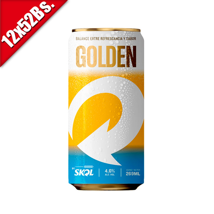 Golden Skol Cerveza Lata X 269Ml