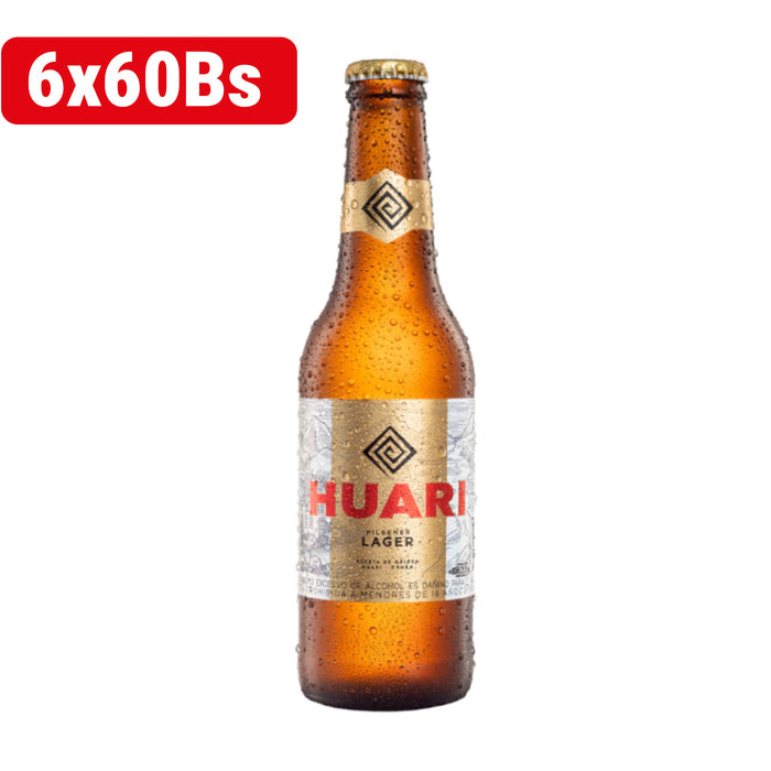 Cerveza Huari Lager Cerveza Botella X 300Ml