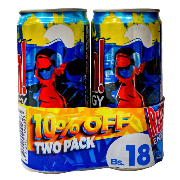 Two Pack Rush Energy 269Ml X 2 Unidades