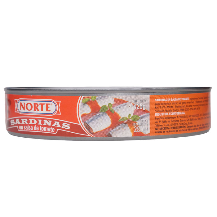 Norte Sardina Oval En Salsa De Tomate X 425G