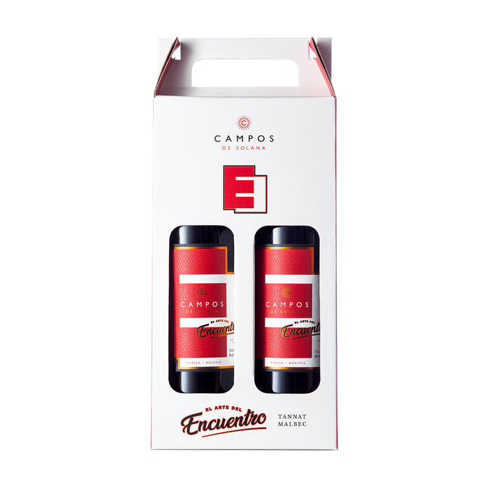 Pack Vino Campos De Solana Encuentro 2 Botellas X 750Ml