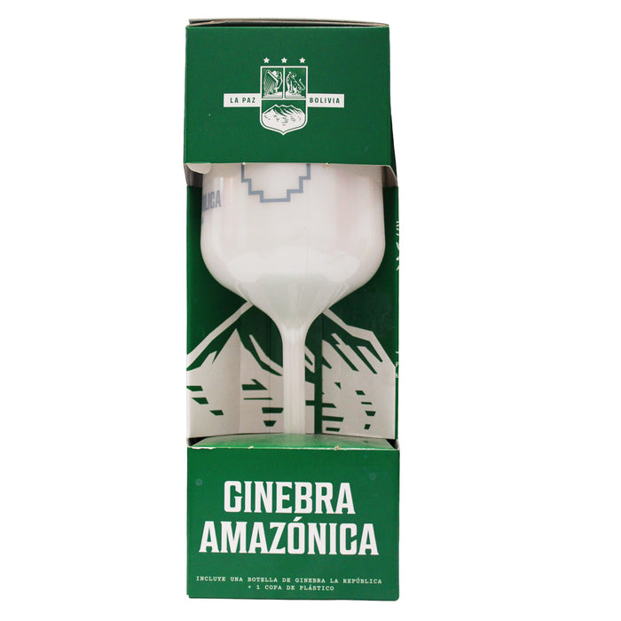 Pack Ginebra La Republica Amazonica 700Ml+Copa