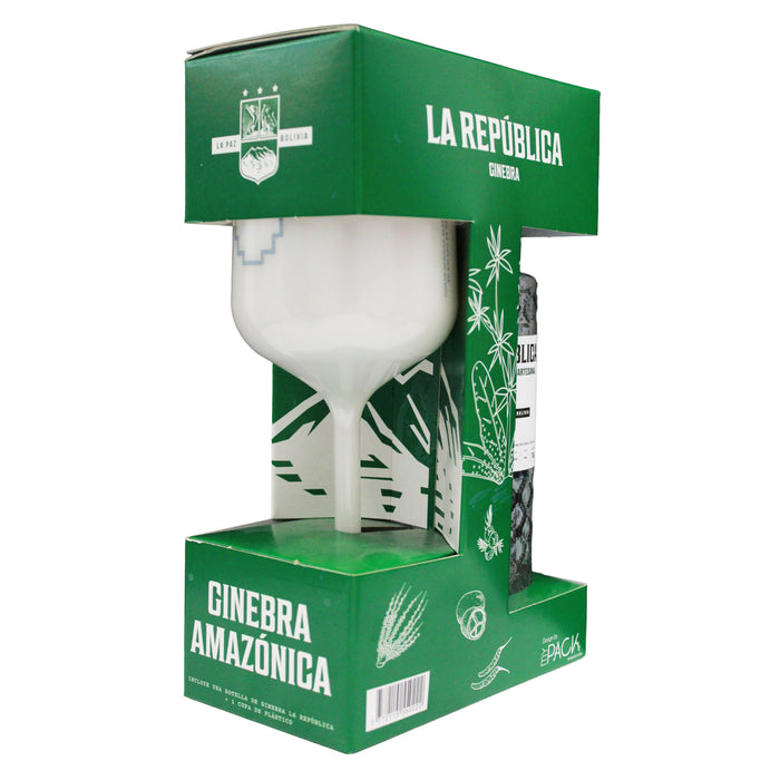 Pack Ginebra La Republica Amazonica 700Ml+Copa