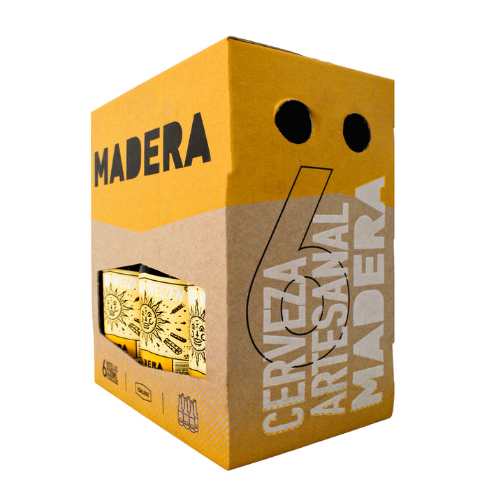 Six Pack Cervezas Madera Verano Weisen X 330Ml