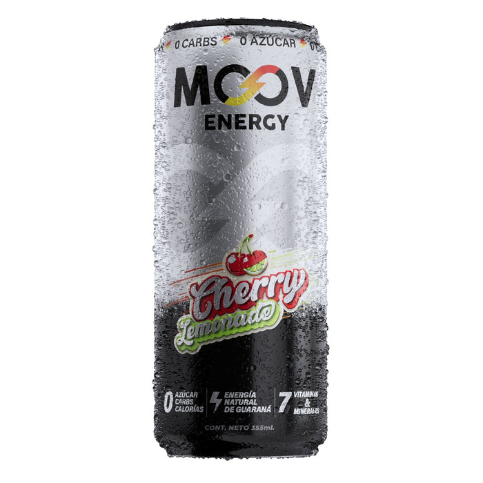 Bebida Energizante Moov Energy Sabor Cereza Y Limón X 355Ml