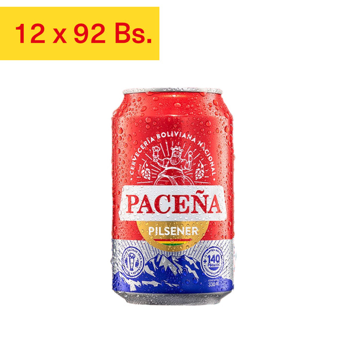 Cerveza Paceña Pilsener Lata X 330Ml