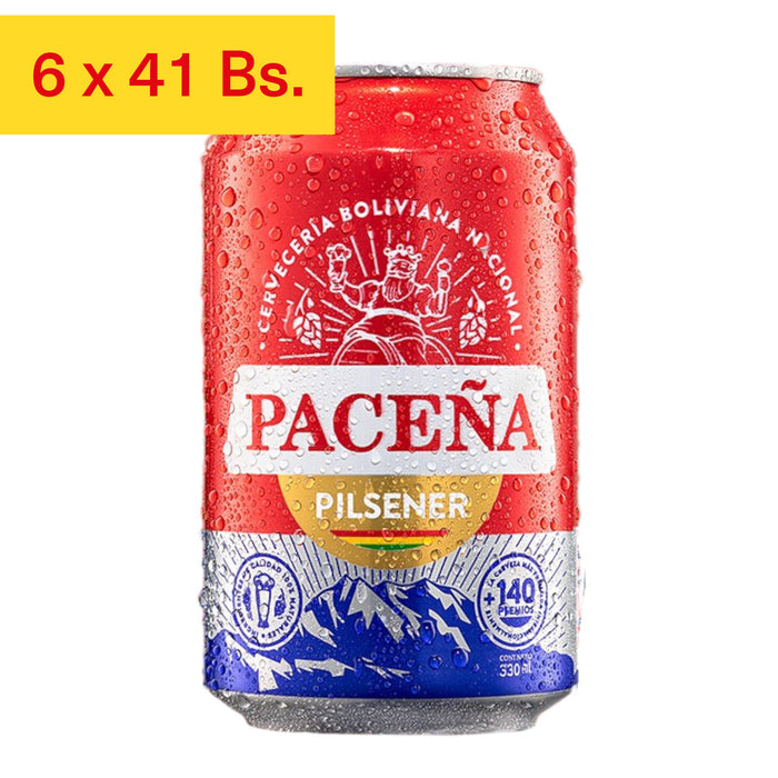 Cerveza Paceña Pilsener Lata X 330Ml