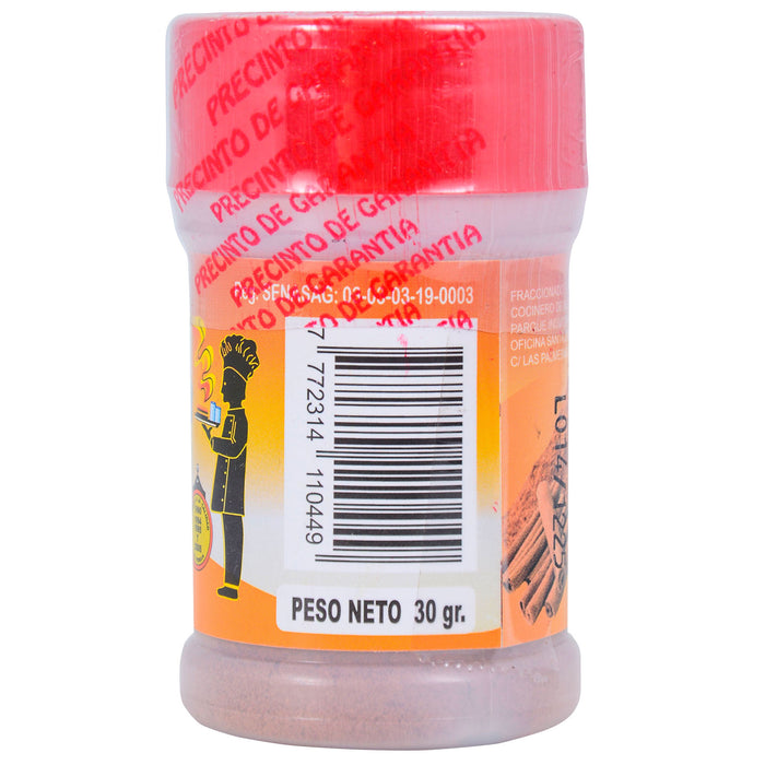 Cocinero Canela Molida Frasco X 30G