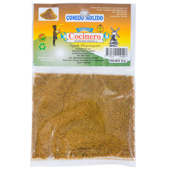 Cocinero Comino Molido Bolsita X 20G