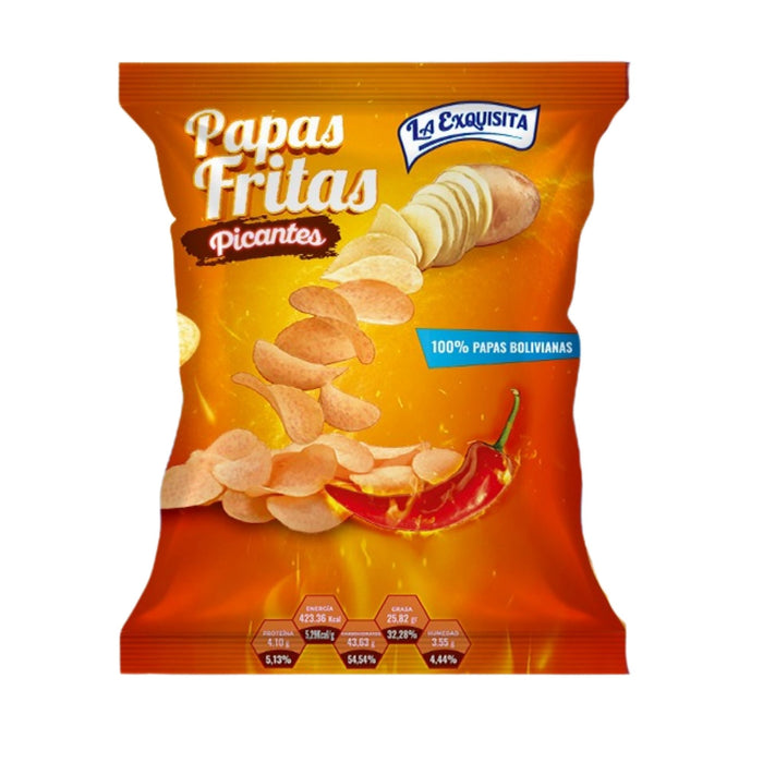 Papas Fritas La Exquisita Picantes X 80G