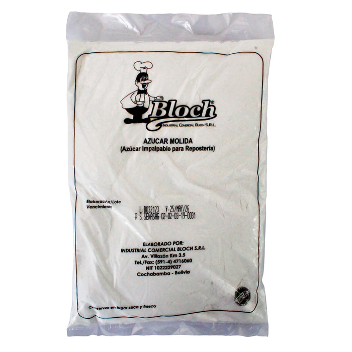 Bloch Azucar Molida Bolsa X 350G