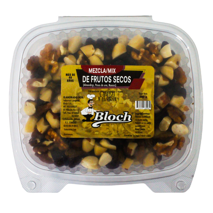 Bloch Mix Frutos Secos Bandeja X 250G