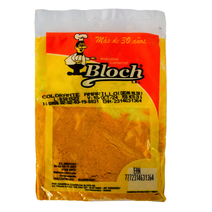 Bloch Colorante Amarillo X 20G